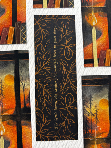 Quiet Magic Literary Quote Bookmark