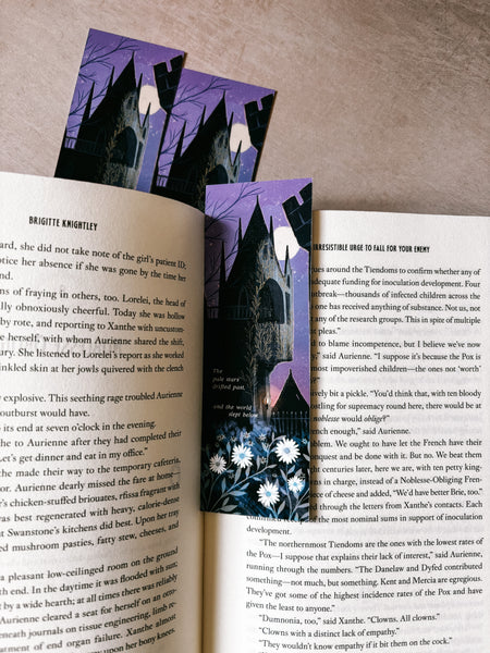 Castle Sky Literary Quote Bookmark