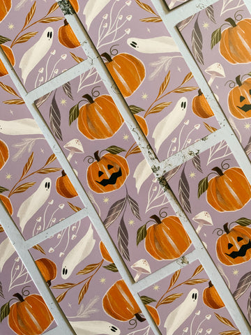 Ghosts & Pumpkins Bookmark