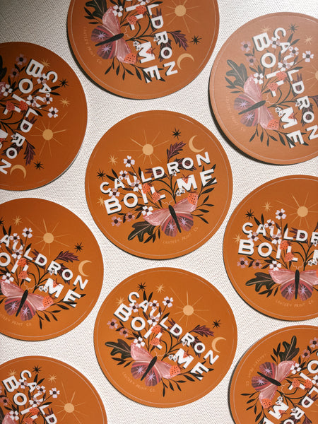 Cauldron Boil Me 3” Sticker