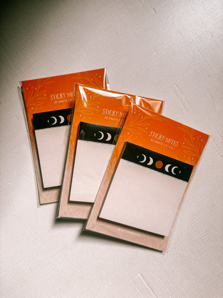 Moon Phase Sticky Notes