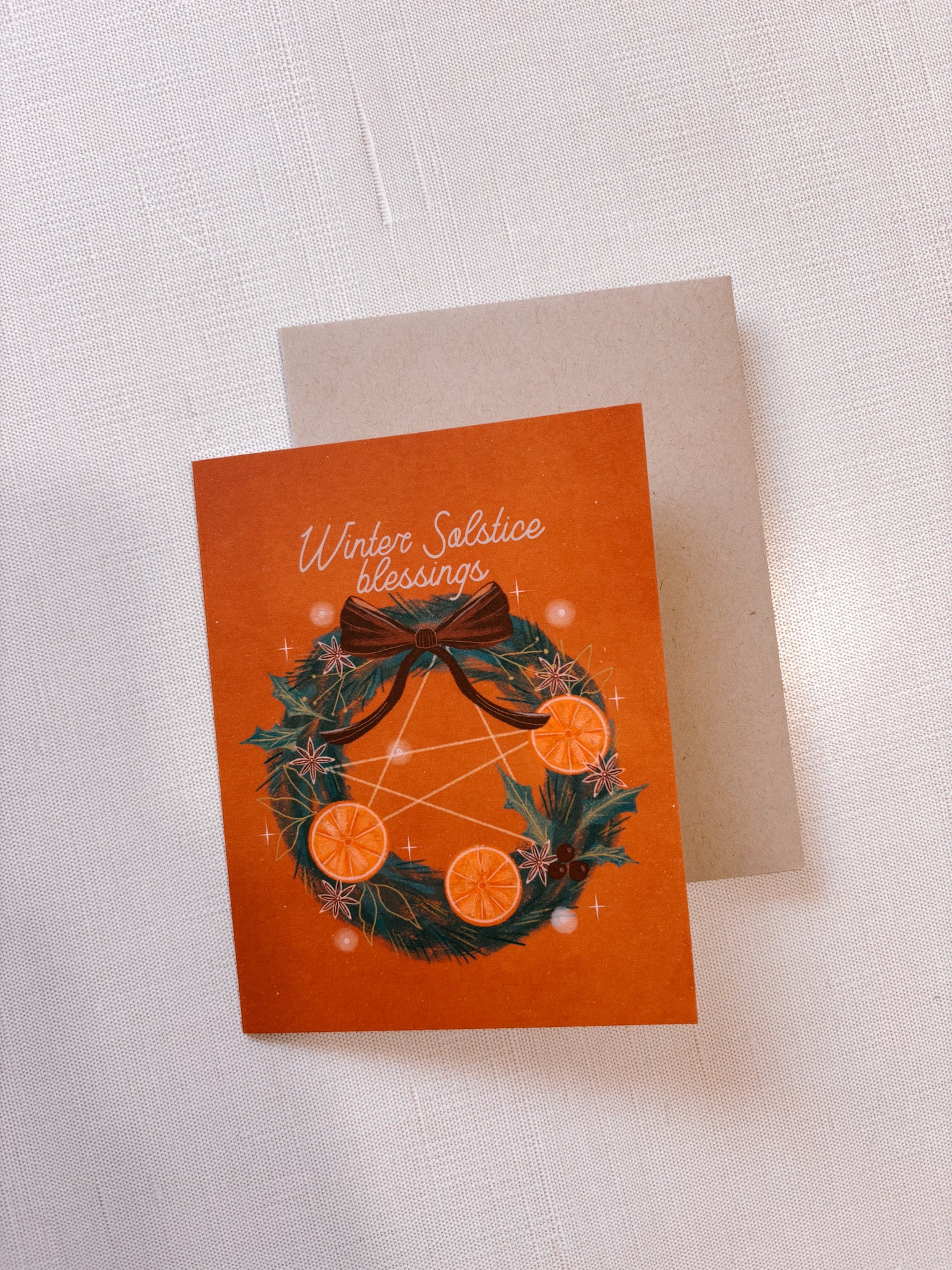 Winter Solstice Blessings - Greeting Card