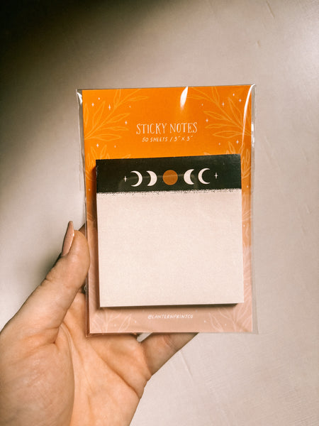 Moon Phase Sticky Notes