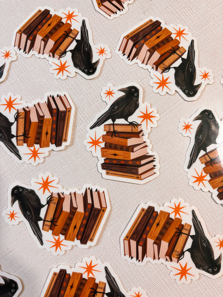 Harbinger & Books - Clear 3" Sticker