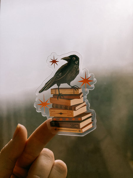 Harbinger & Books - Clear 3" Sticker