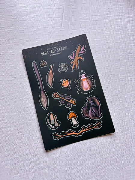 Baba Yaga's Cabin Sticker Sheet