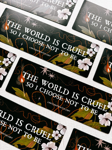 I Choose Not To Be Bumper MAGNET