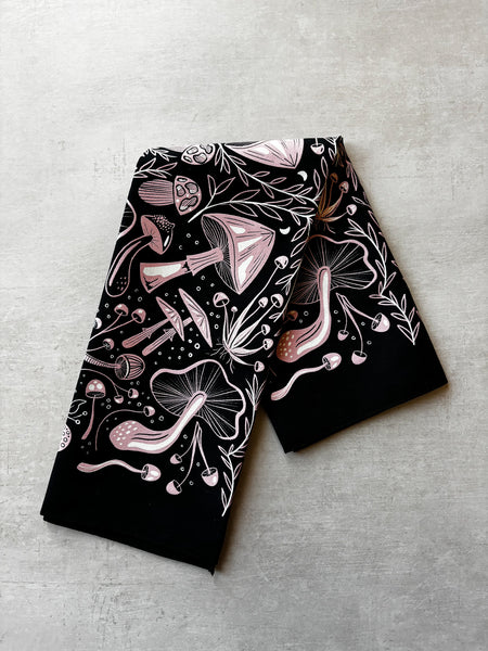 Midnight Mushroom Altar Bandana (3 Colors)
