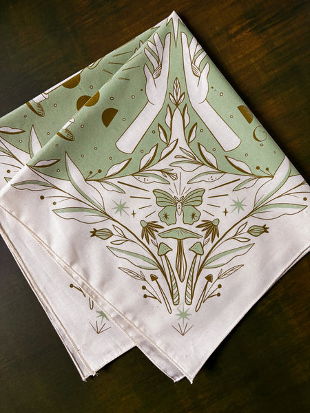 Luminary Altar Bandana - Moss