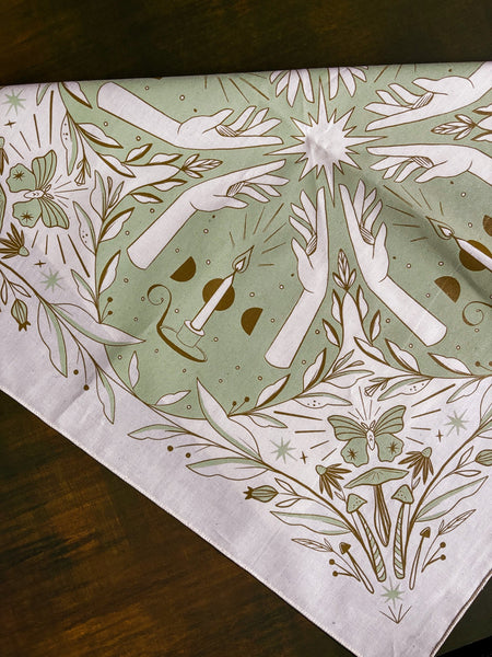 Luminary Altar Bandana - Moss