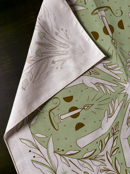 Luminary Altar Bandana - Moss