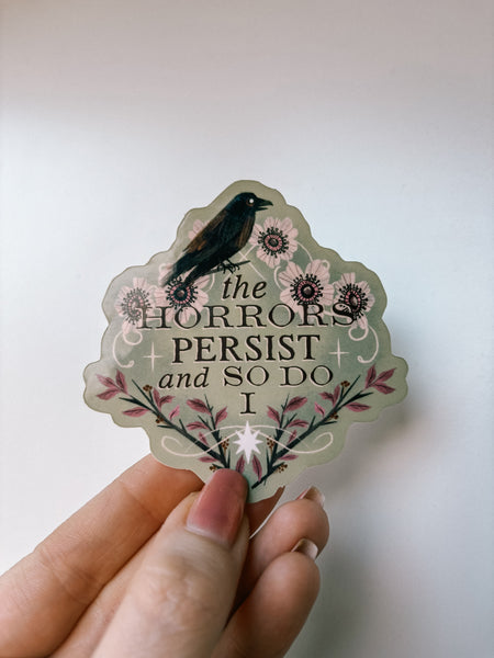 The Horrors 3" Sticker