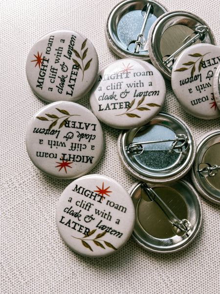 Cloak and Lantern Pin Button