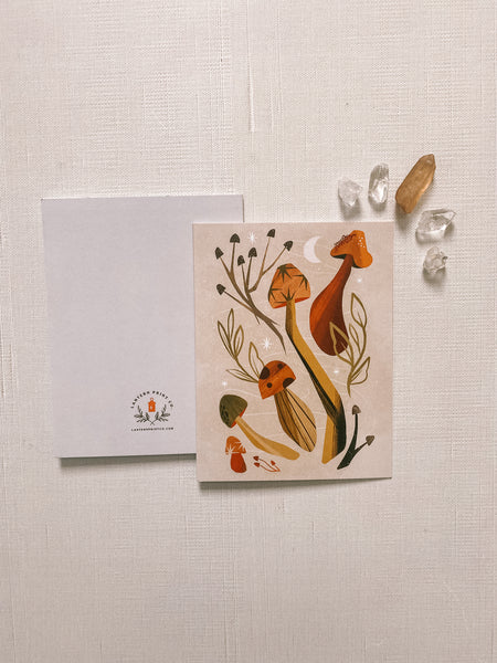 Mushroom - Greeting Card