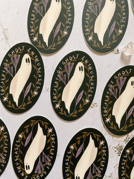 Society of ghosts 3” Sticker OR MAGNET