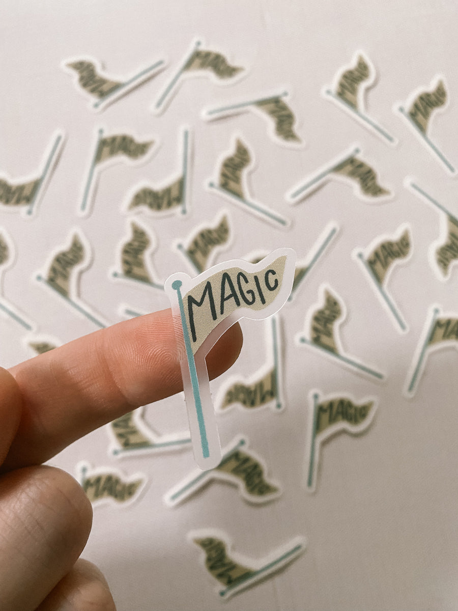 Magic Flag - Mini Sticker – Lantern Print Co.