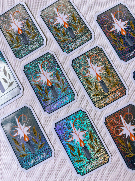 The Star Tarot Card 2” Sticker