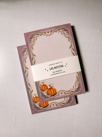 Pumpkins Notepad