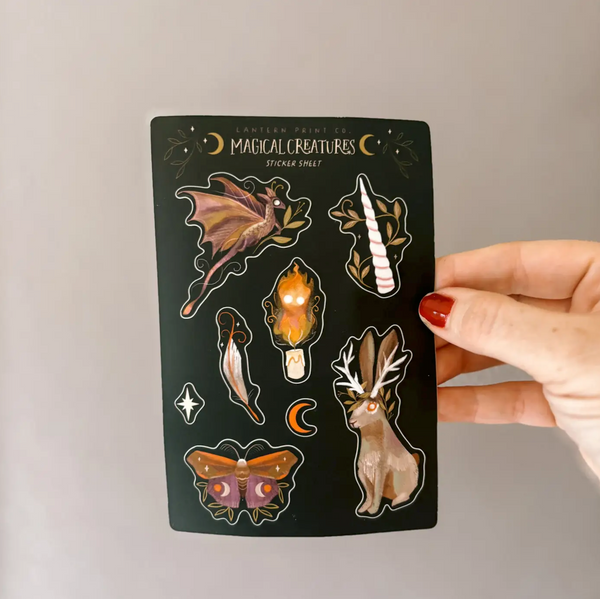 Magical Creatures Sticker Sheet
