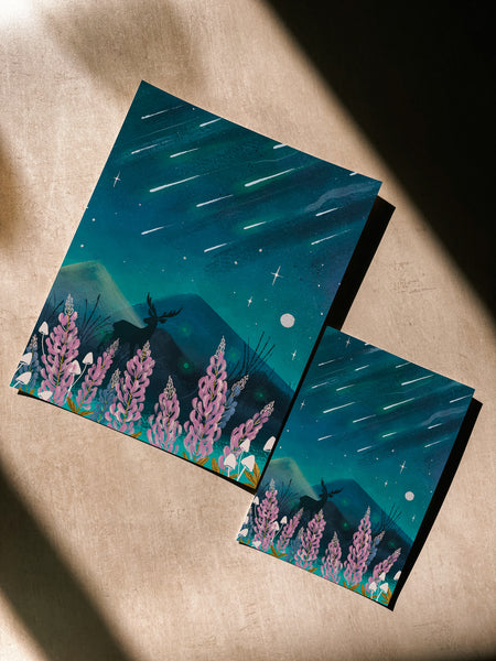Night of Starfall Art Print