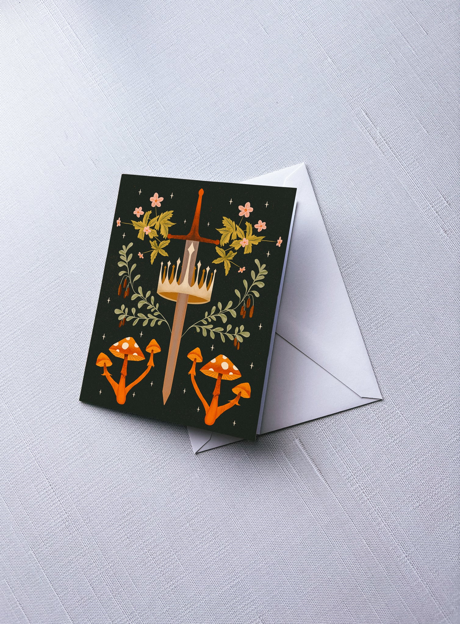 Crown & Spores - Greeting Card
