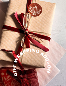 Gift wrapping add-on