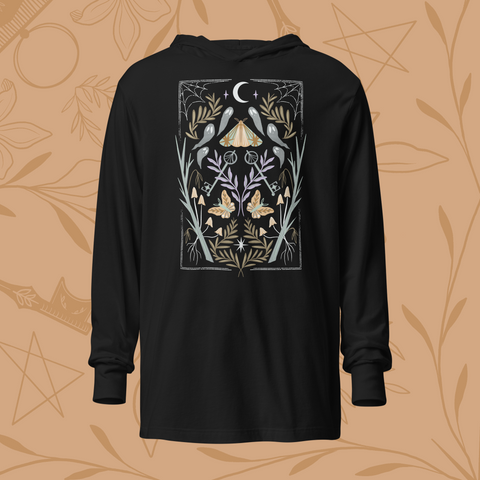 Haunted Forest Hooded Long-Sleeve Tee