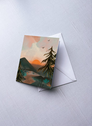 Horizon - Greeting Card