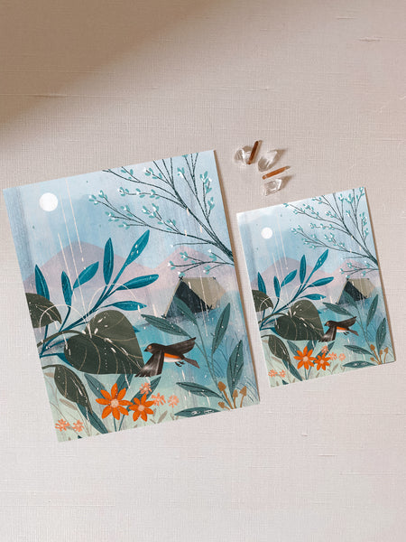 Meadow Rain Art Print
