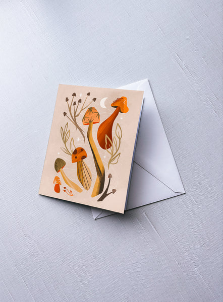 Mushroom - Greeting Card