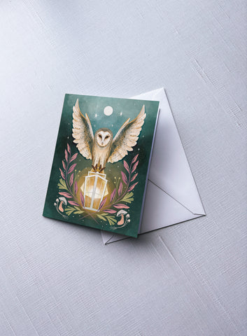 Night Seer - Greeting Card