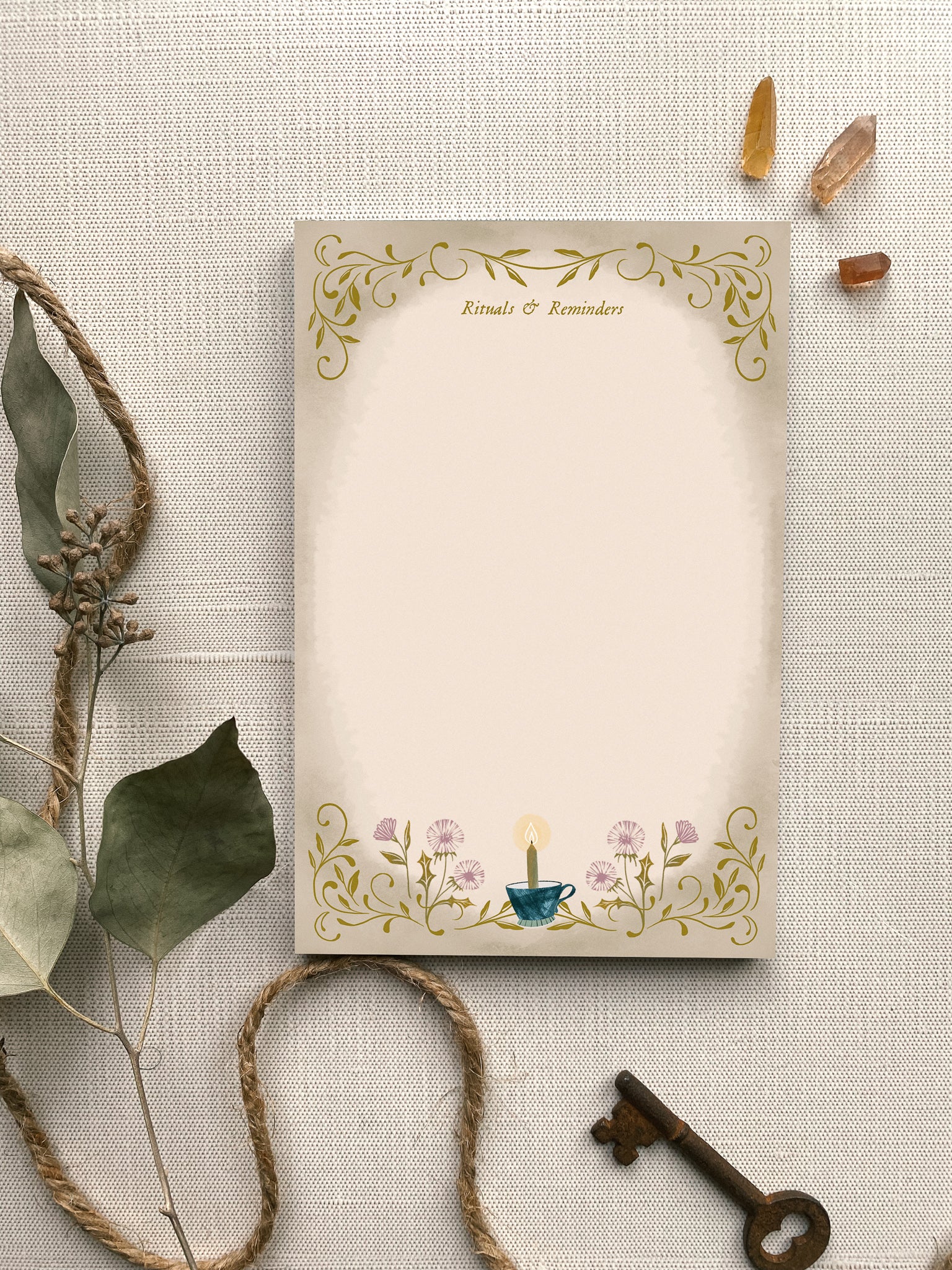 Dandelion Rituals Notepad