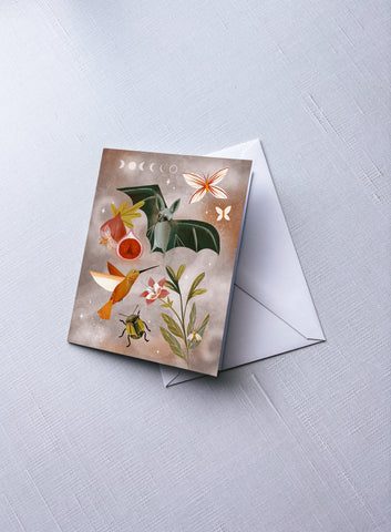 Pollinators - Greeting Card