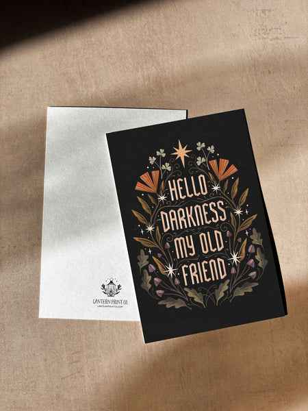 Hello Darkness Art Print
