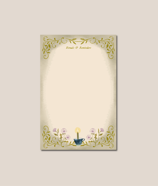 Dandelion Rituals Notepad