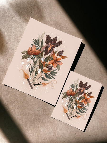 Witch's Bouquet Art Print