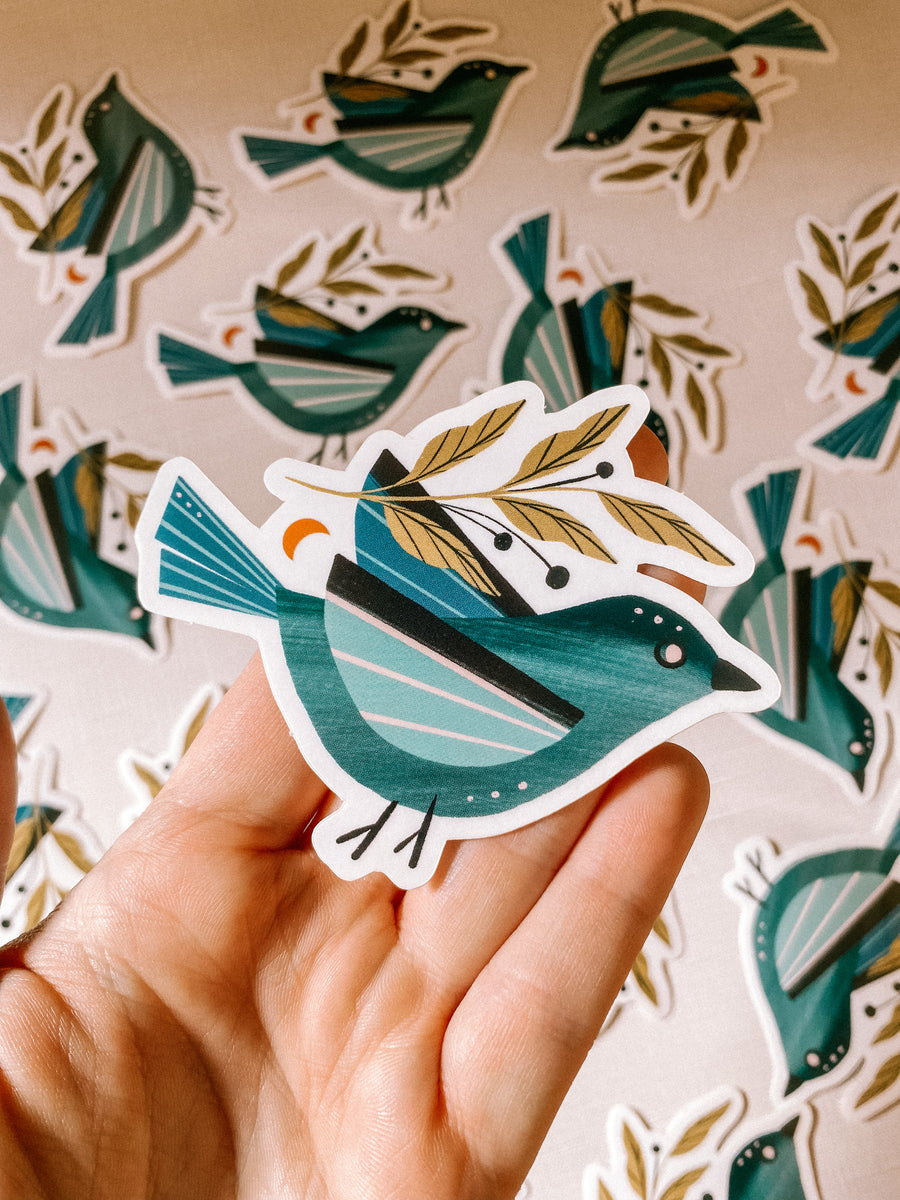 Bluebird Sticker – Lantern Print Co.