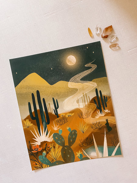 Wild Oasis Art Print