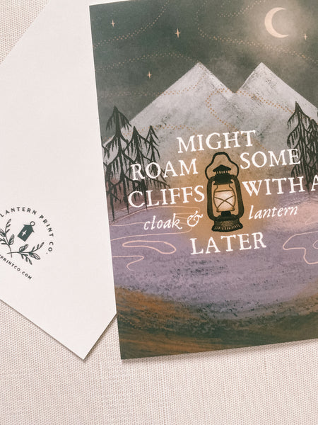 Cloak & Lantern Postcard Print