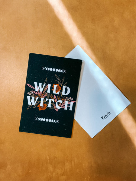 Wild Witch Postcard Print