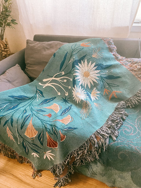 Enchanted Meadow Woven Blanket